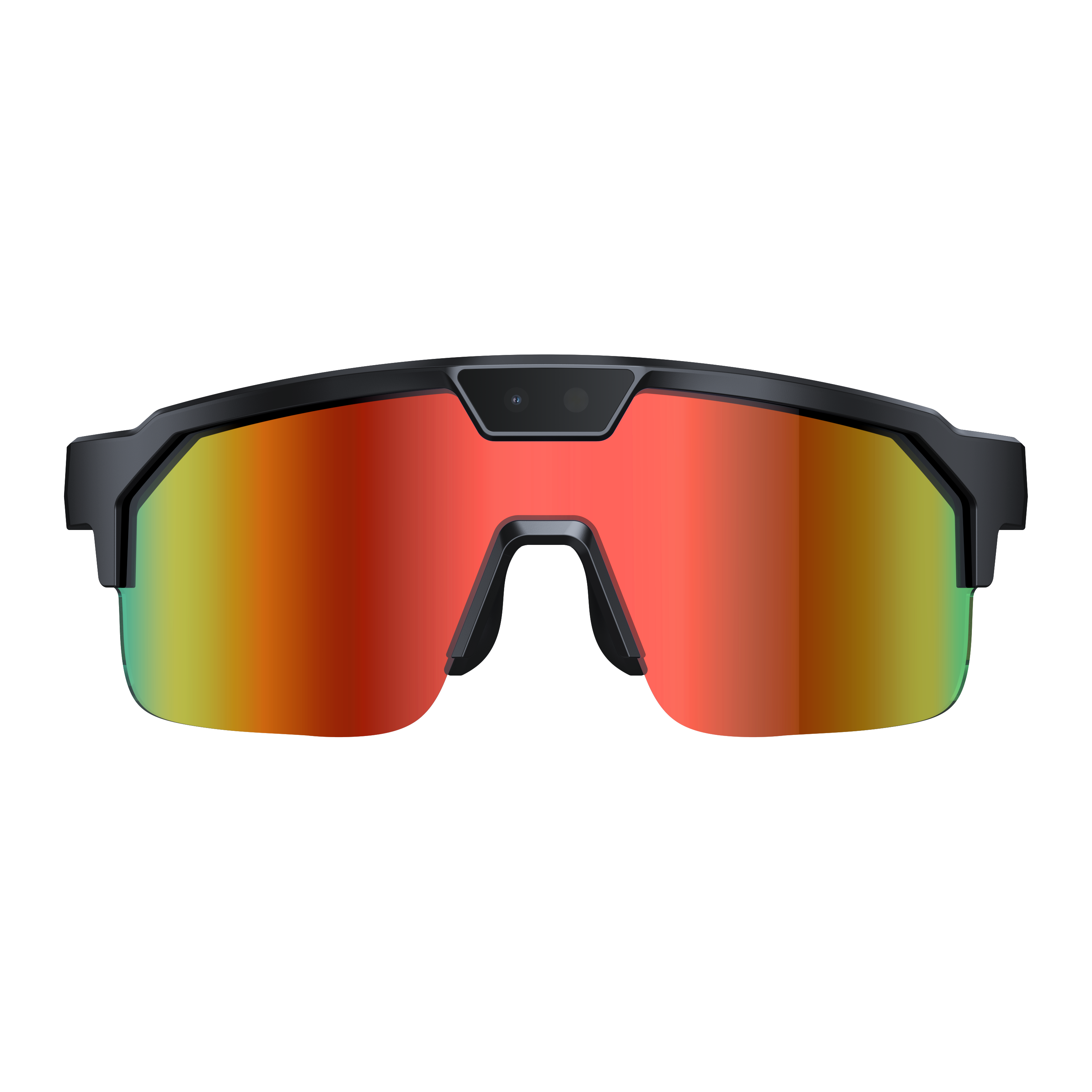 AI smart glasses with camera, voice assistant, real-time translation, and Bluetooth audio features